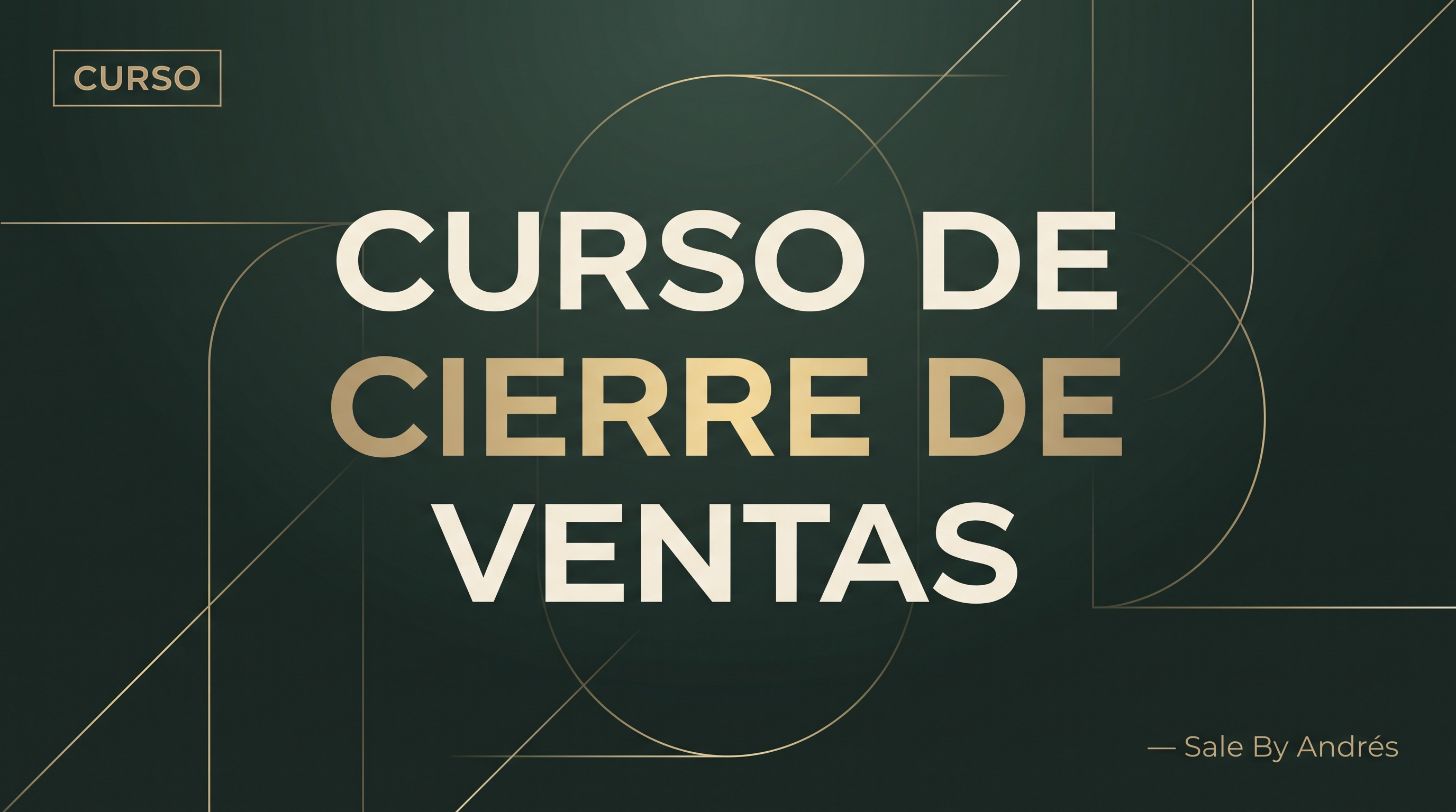 Portada de Curso de Cierre de Ventas