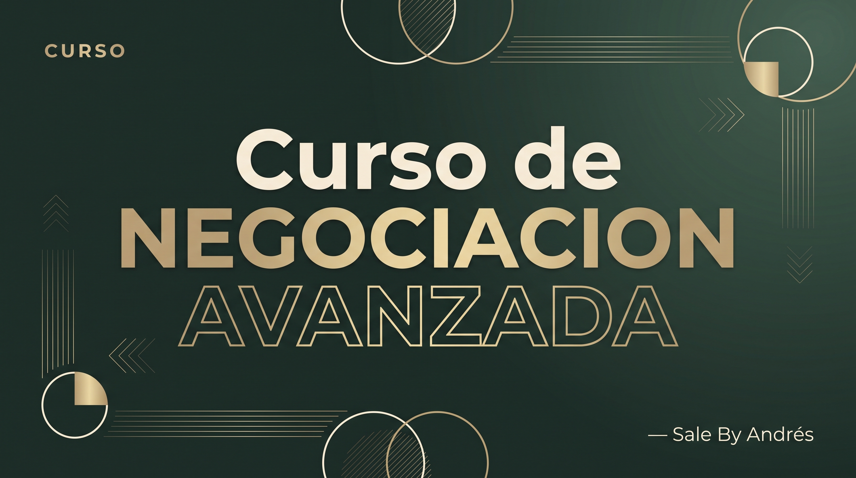 Portada de Curso de Negociación Avanzada