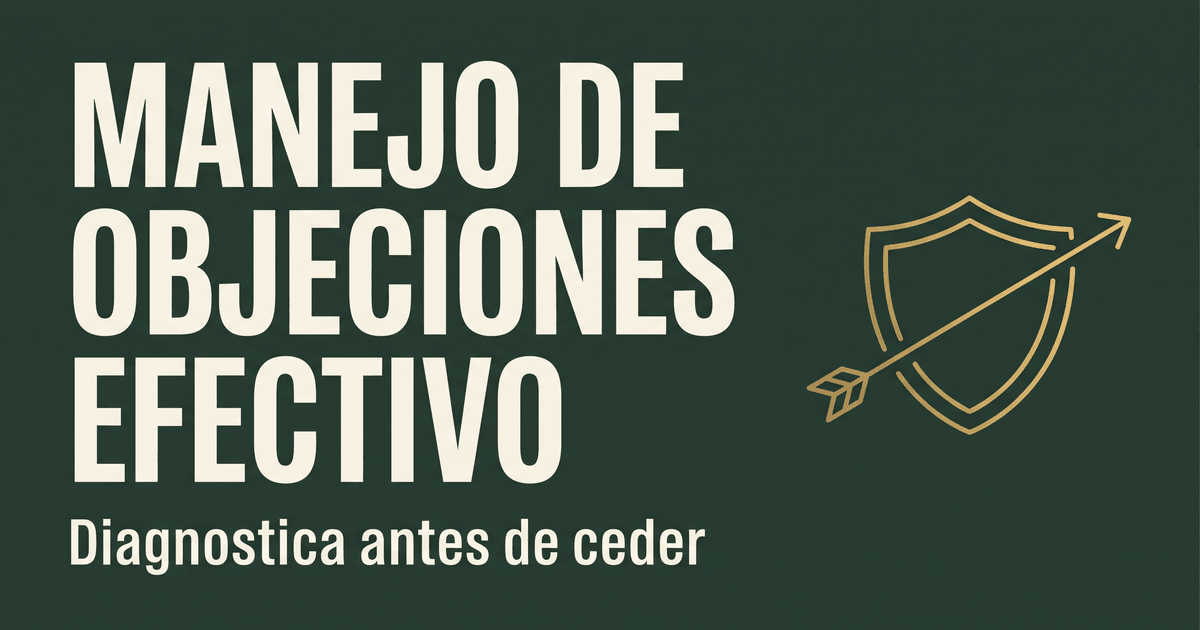 Portada de Manejo de Objeciones Efectivo